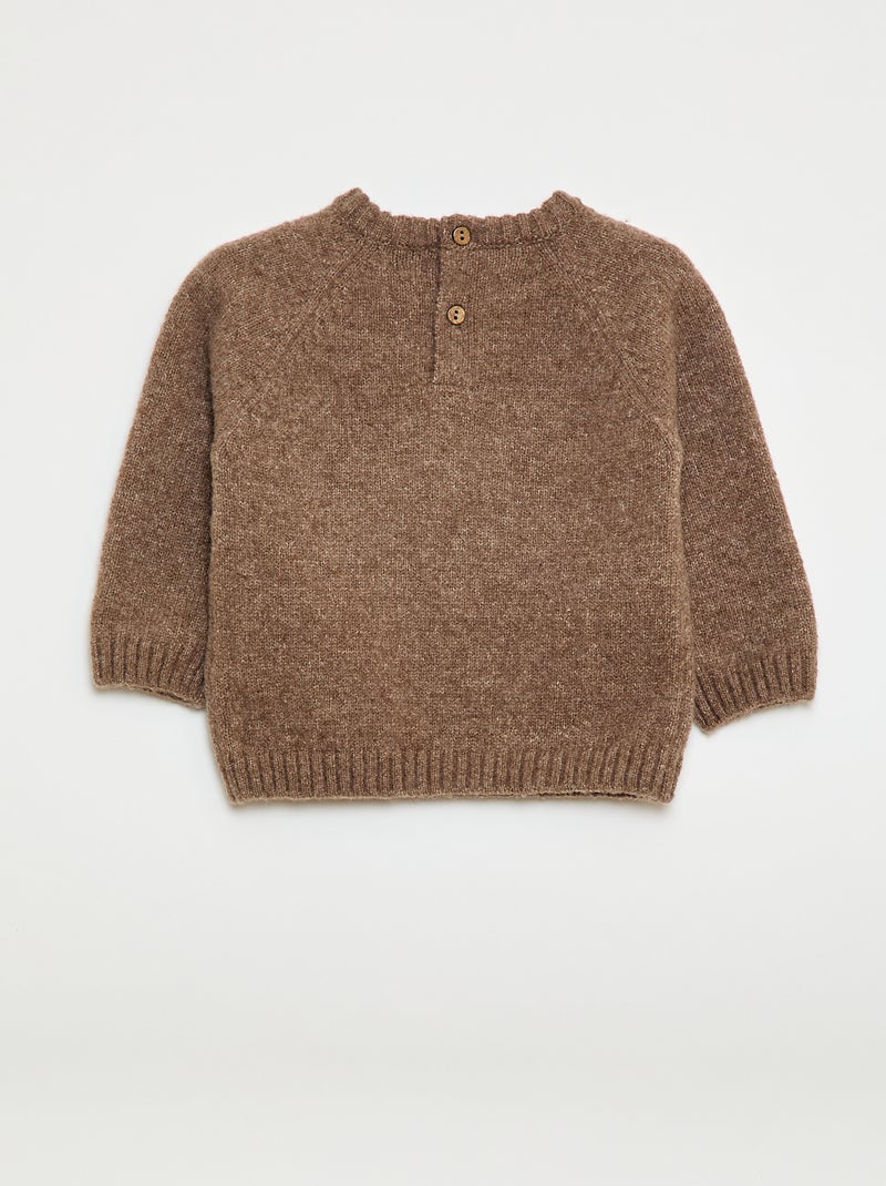 Jacquardtrui met strepen Bruin - Kiabi