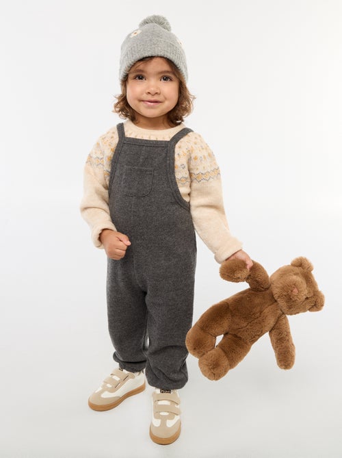 Jacquardtrui van fluffy tricot - Kiabi