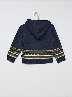 Jacquardvest met sherpavoering - Kiabi