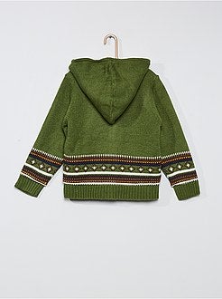 Jacquardvest met sherpavoering - Kiabi