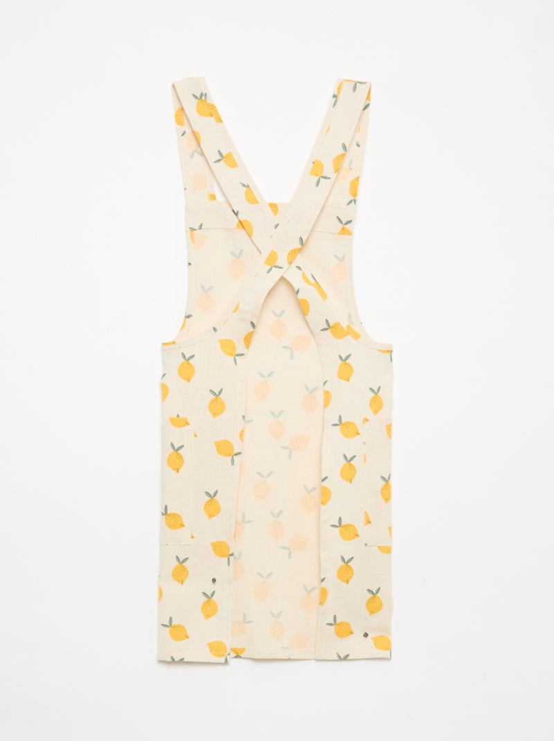 Japans keukenschort voor kinderen - Kiabi Home Wit - Kiabi