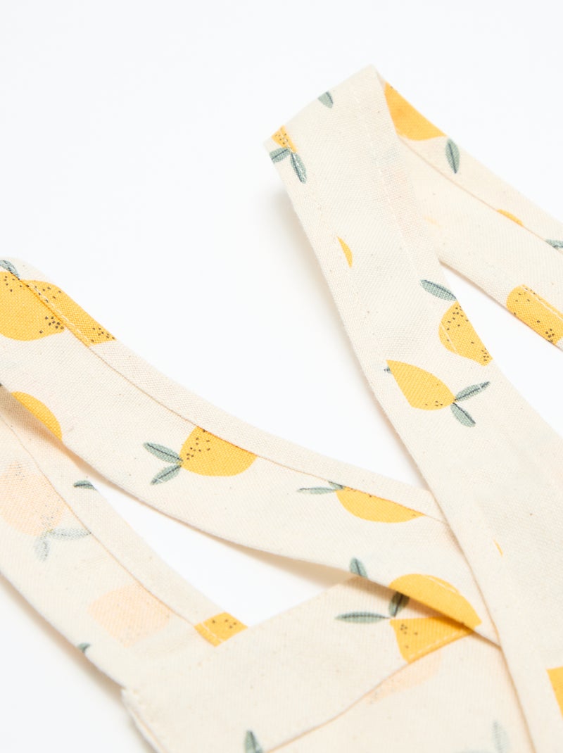 Japans keukenschort voor kinderen - Kiabi Home Wit - Kiabi