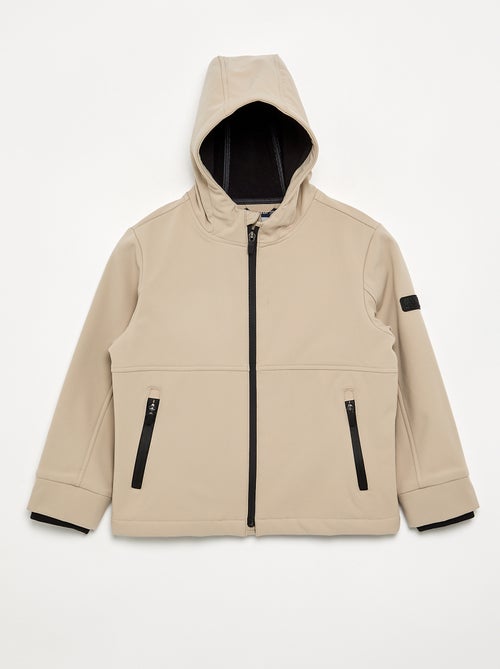 Jas met capuchon gevoerd met microfleece - Kiabi
