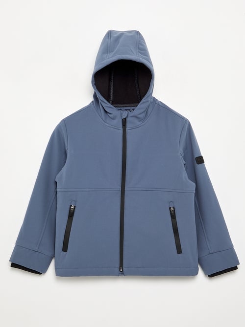 Jas met capuchon gevoerd met microfleece - Kiabi