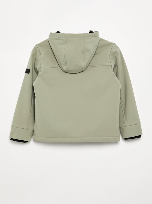 Jas met capuchon gevoerd met microfleece - Kiabi