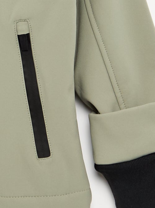 Jas met capuchon gevoerd met microfleece - Kiabi