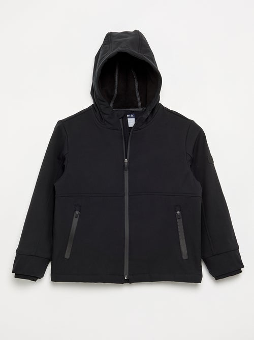 Jas met capuchon gevoerd met microfleece - Kiabi