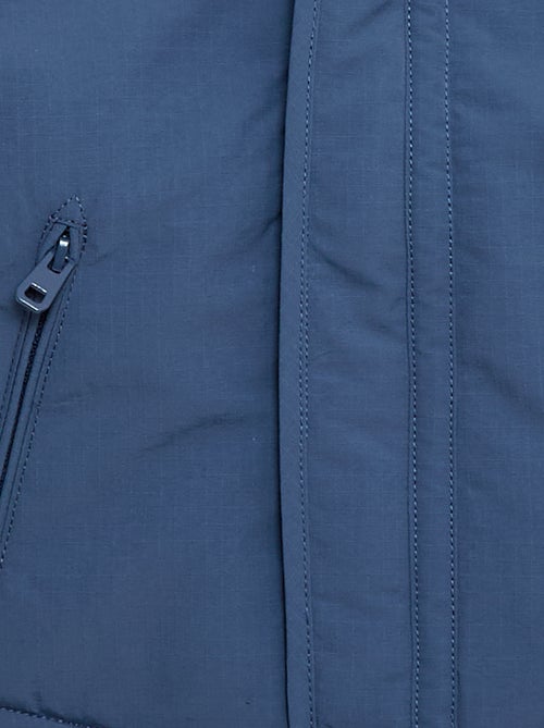 Jas met capuchon met voering van imitatiebont - Kiabi