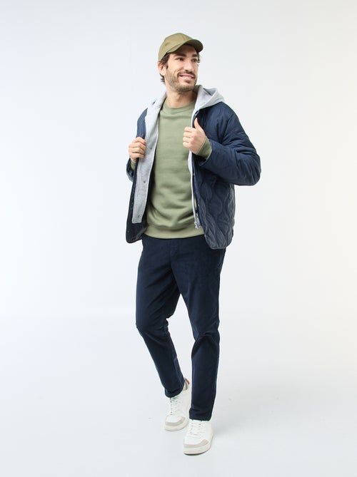 Jas met kap en afneembare fleece bodywarmer - Kiabi