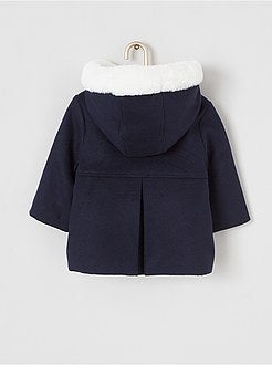 Jas met kap van imitatiebont - Kiabi