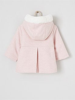 Jas met kap van imitatiebont - Kiabi