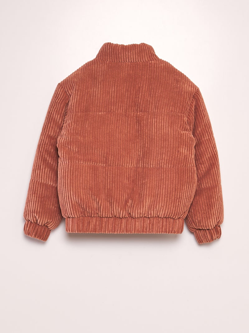 Jas van corduroy ORANJE - Kiabi