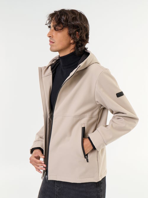 Jas van neopreen met capuchon en microfleece voering - Kiabi