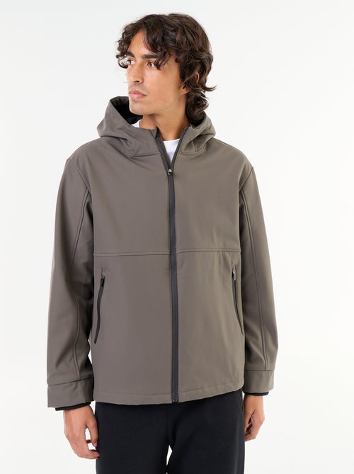 Jas van neopreen met capuchon en microfleece voering - Kiabi