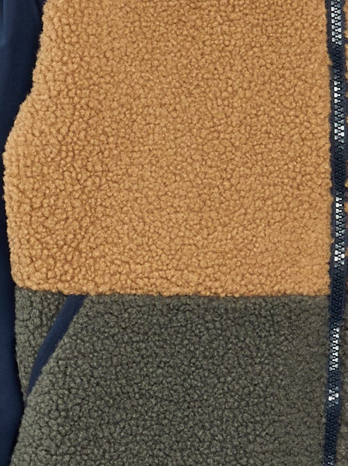 Jas van twee materialen - Kiabi