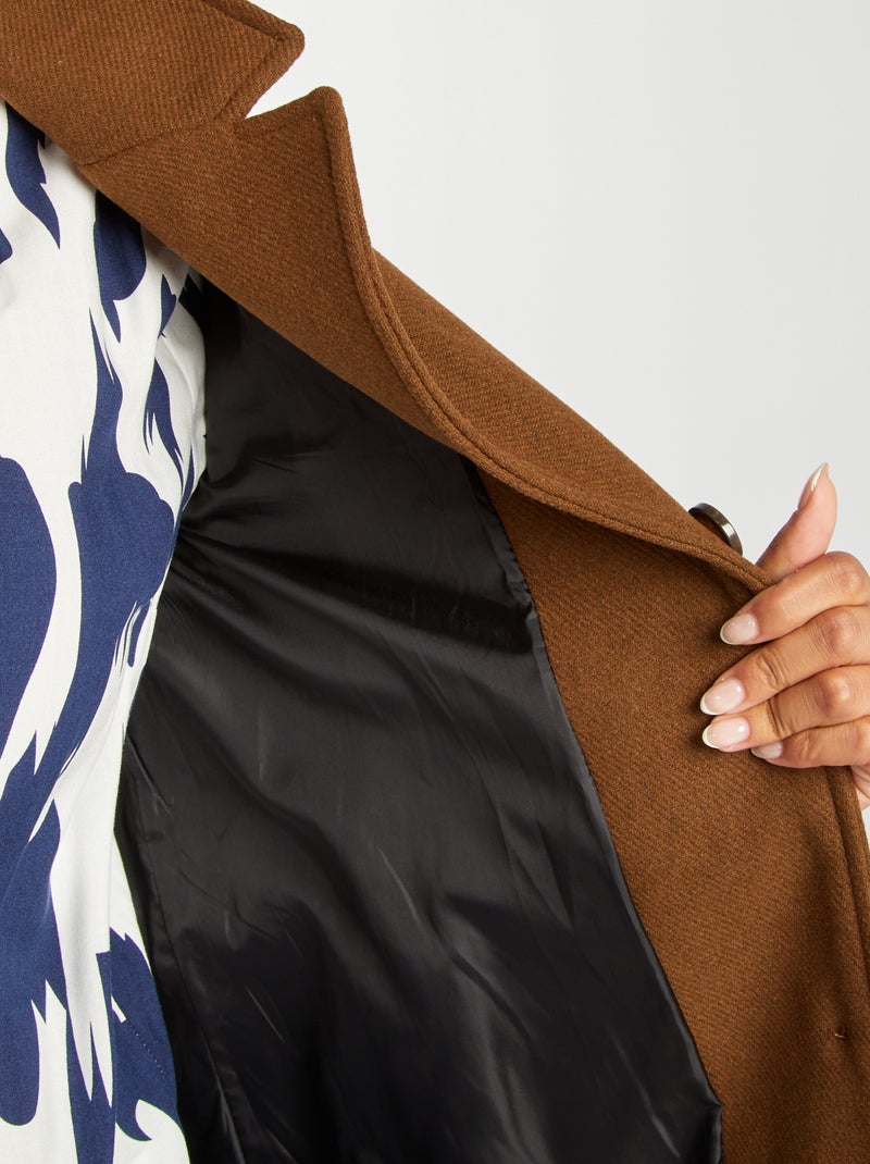 Jas van wolmix BRUIN - Kiabi