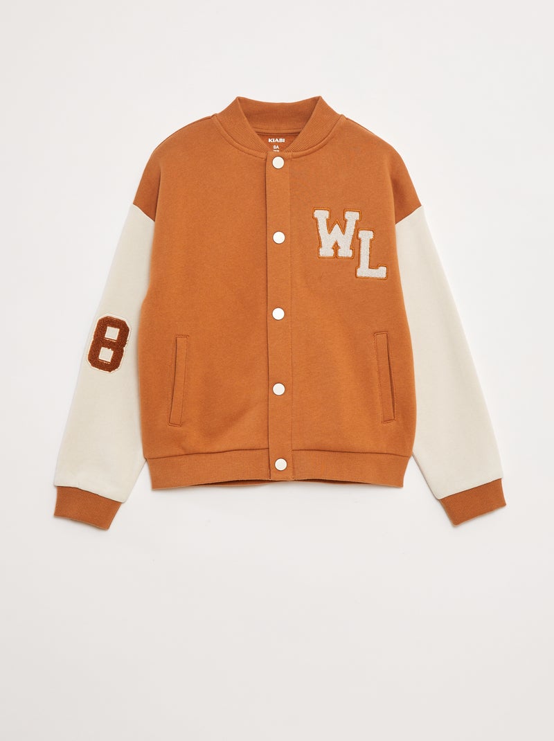 Jasje in American collegestijl Biege - Kiabi