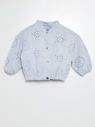 Jasje met broderie anglaise