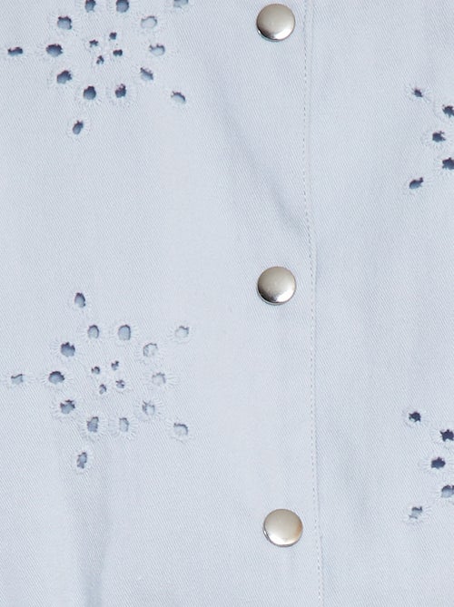 Jasje met broderie anglaise - Kiabi