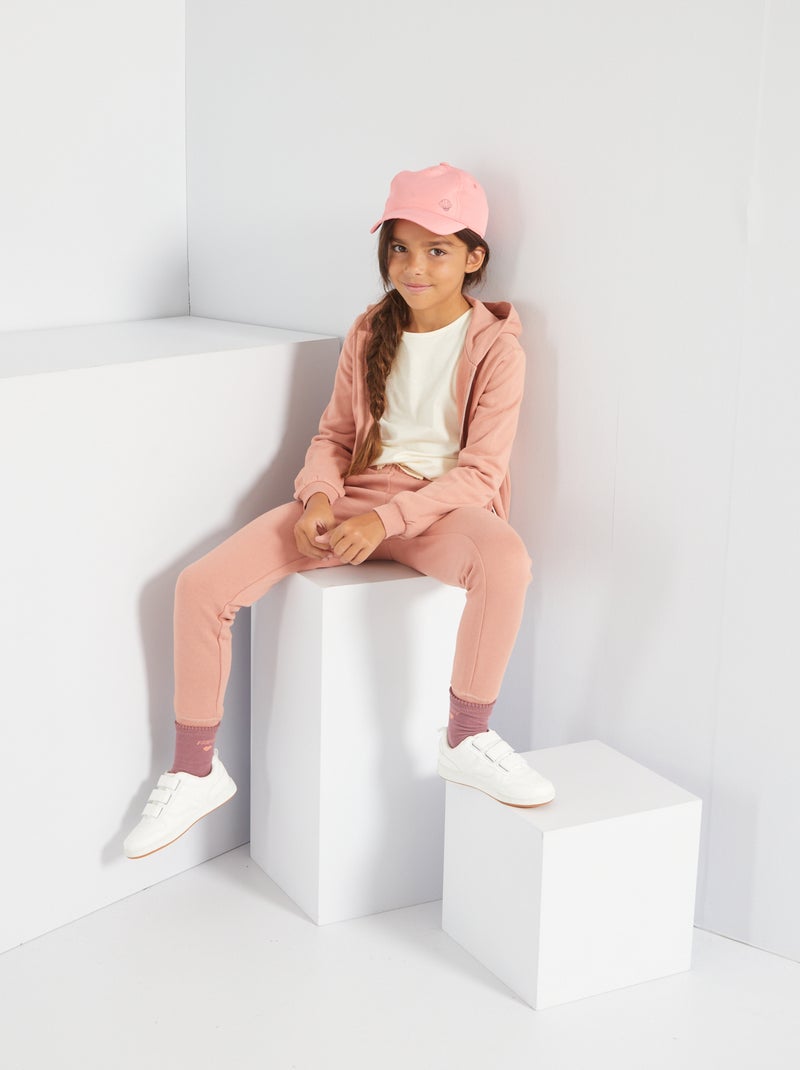 Jasje met capuchon roze - Kiabi