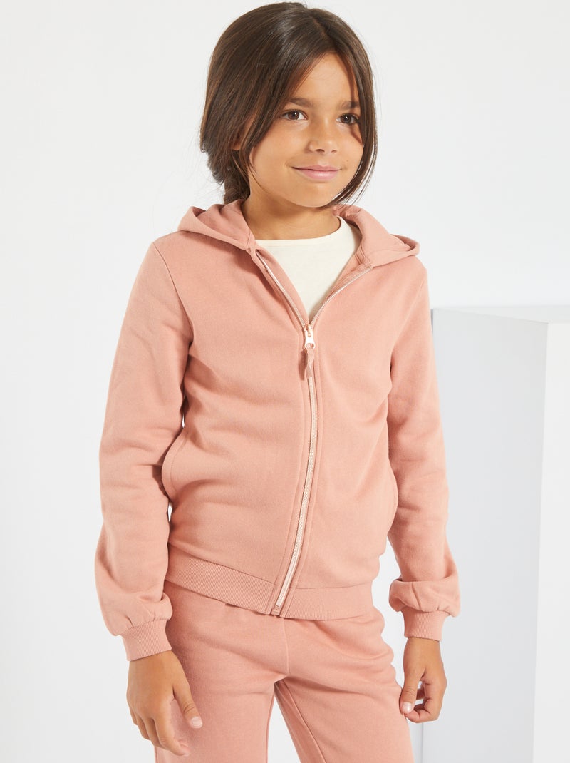 Jasje met capuchon roze - Kiabi