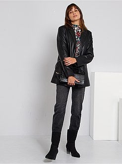 Jasje van imitatieleer - Kiabi