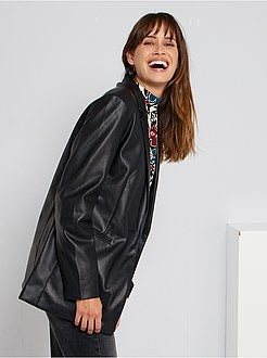 Jasje van imitatieleer - Kiabi