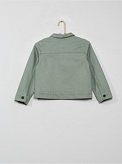 Jasje van keperstof met grote zakken - Kiabi