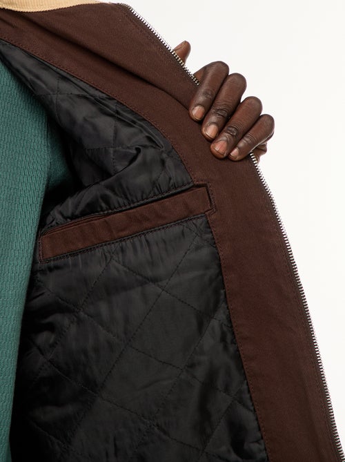 Jasje van twill met ribboord - Kiabi