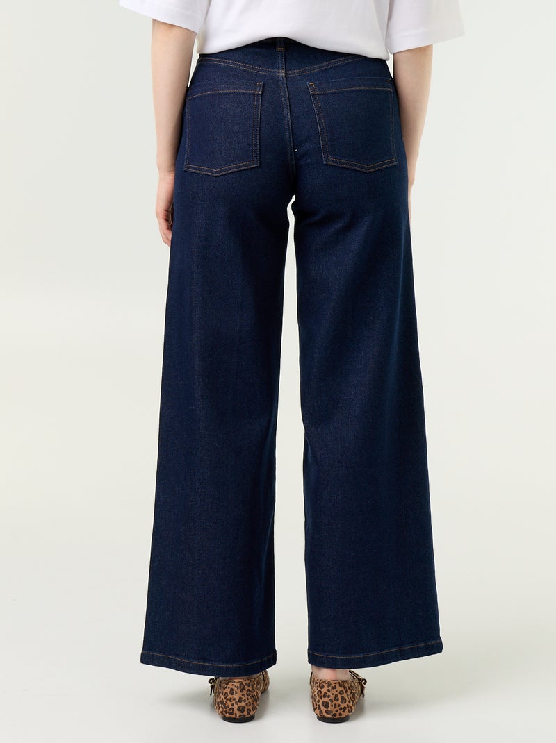 Jean wide leg / wijde pasvorm Blauw - Kiabi