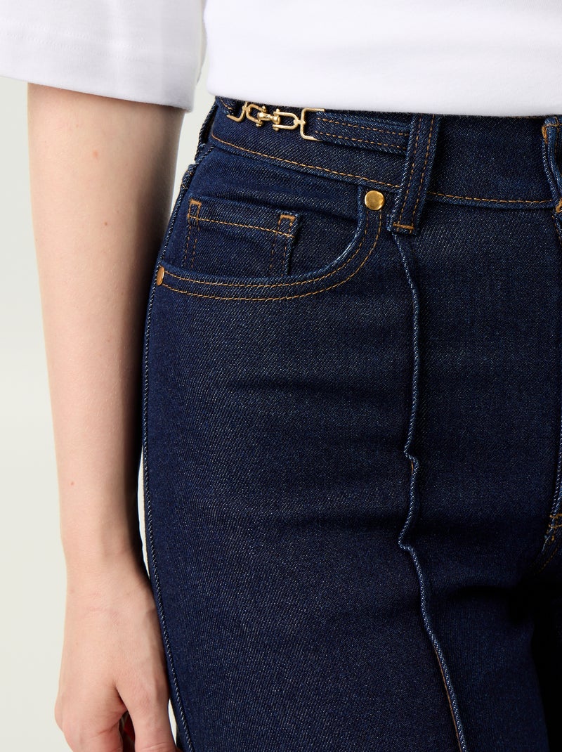 Jean wide leg / wijde pasvorm Blauw - Kiabi