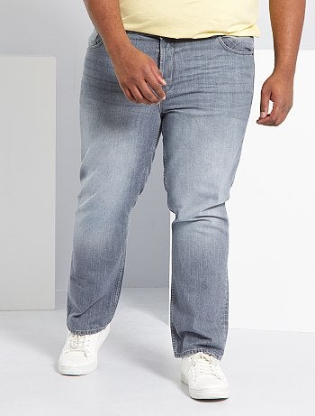 Grote maat elastische jeans broek zwart Maat 32 - Biggymans Kleding -  Herenkleding 2XL tot 14XL