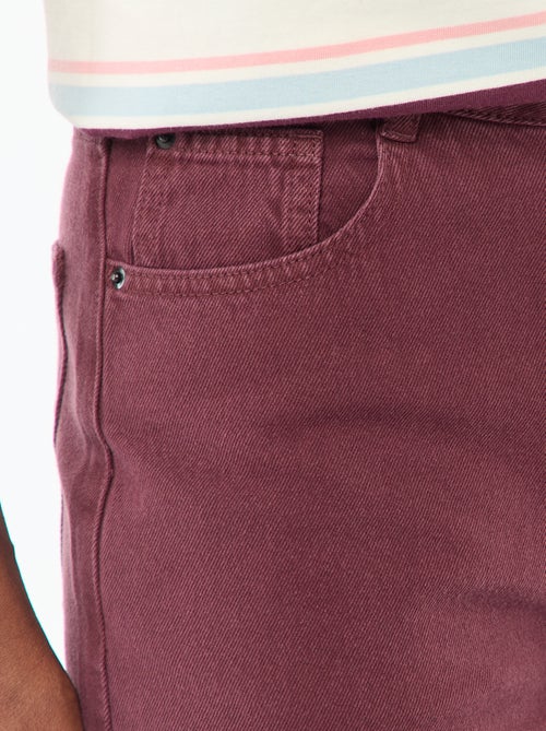 Jeans met brede pijpen en hoge taille - Kiabi