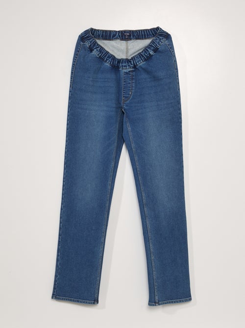 Jeans met elastische tailleband - So Easy - Kiabi