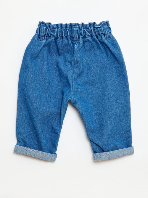 Jeans met fantasiezakken - Kiabi