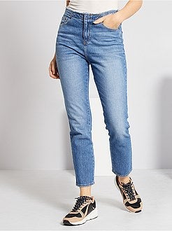 Jeans met hoge taille - Kiabi
