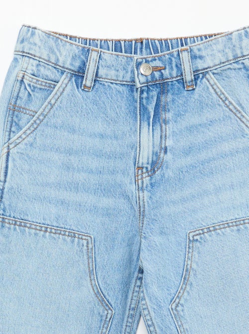 Jeans met kniestukken - Kiabi
