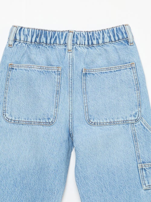 Jeans met kniestukken - Kiabi