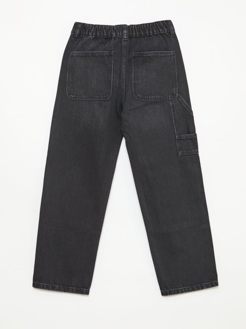 Jeans met kniestukken - Kiabi