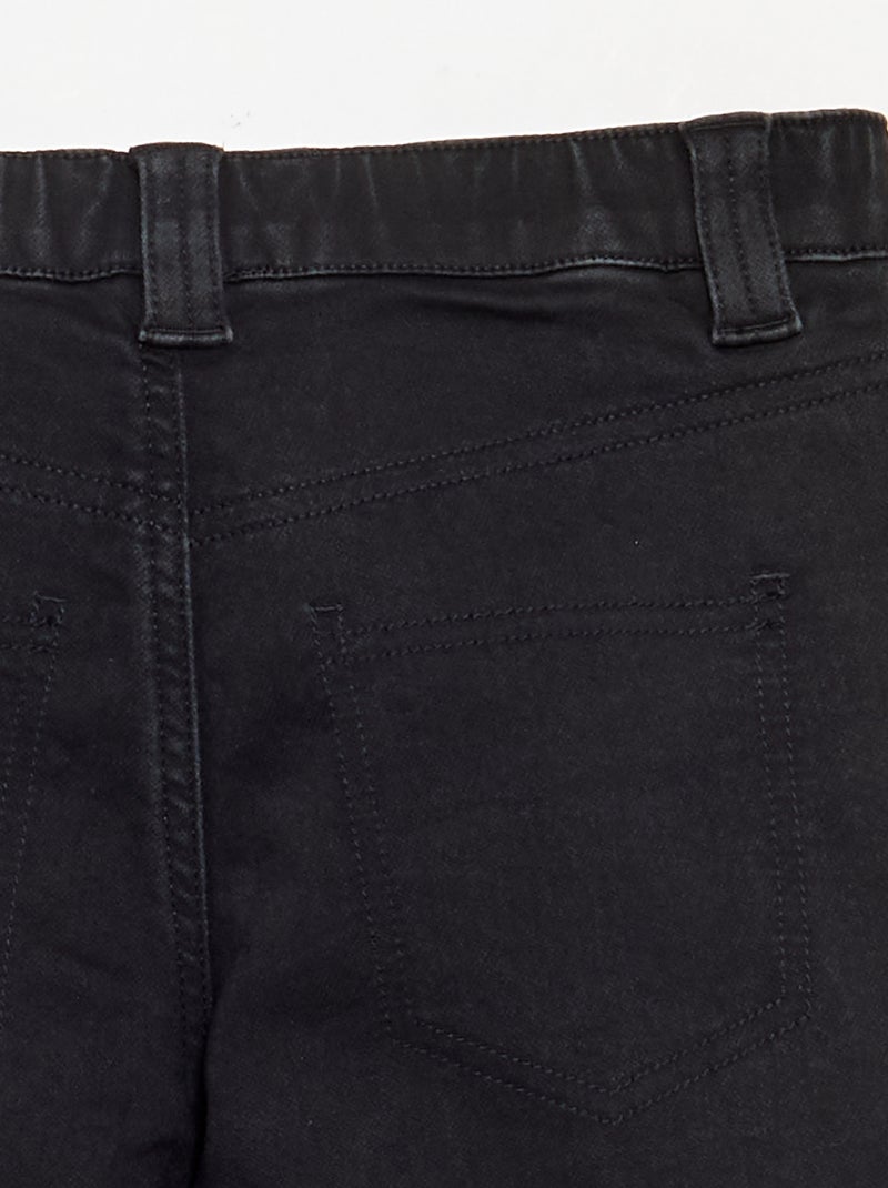 Jeans met verstelbare tailleband - instapcollectie Grijs - Kiabi