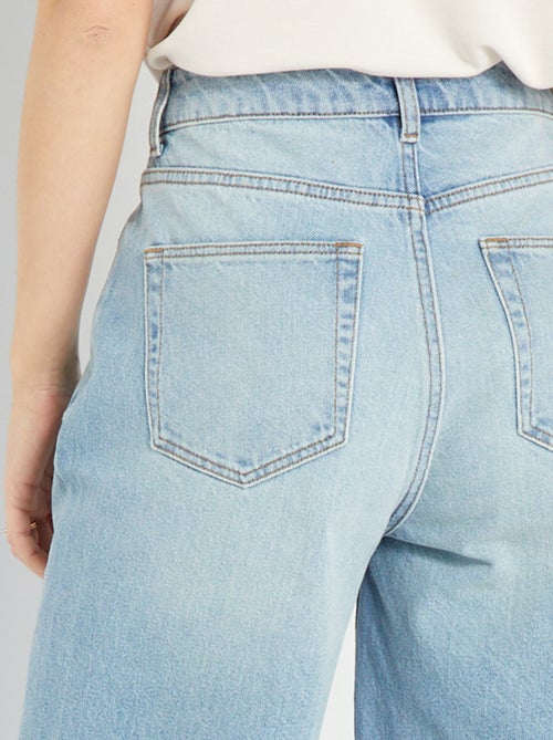Jeans met wijde pijpen - 30L - Kiabi