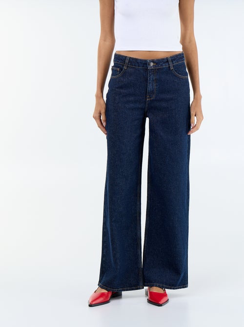 Jeans met wijde pijpen - 30L - Kiabi