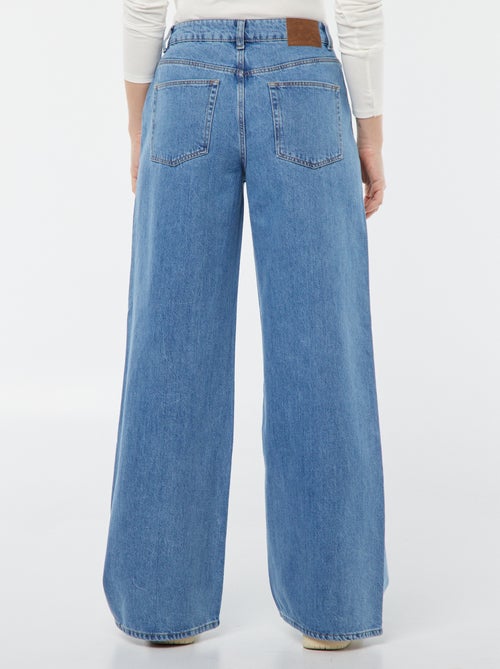 Jeans met wijde pijpen - L32 - Kiabi Jeans met wijde pijpen - L32 - Kiabi