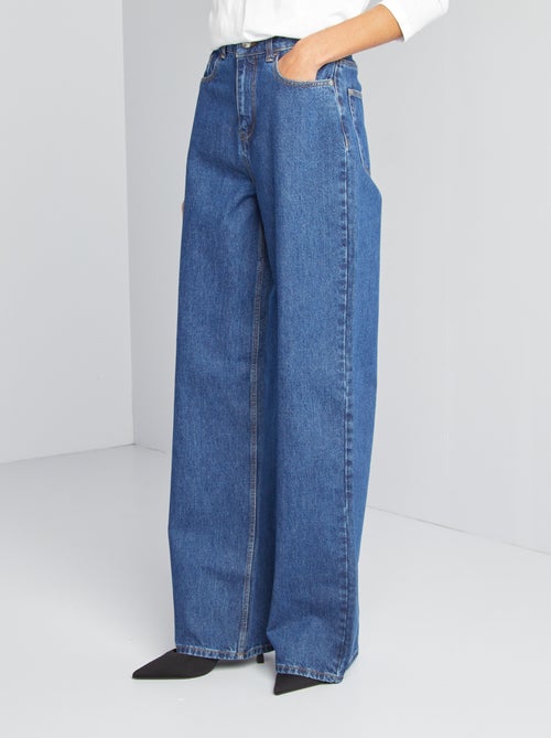 Jeans met wijde pijpen - L34 - Kiabi