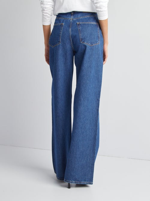 Jeans met wijde pijpen - L34 - Kiabi