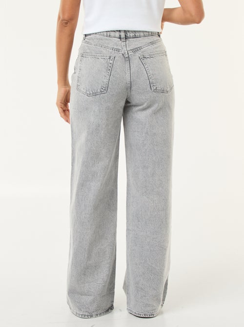 Jeans met wijde pijpen - L34 - Kiabi