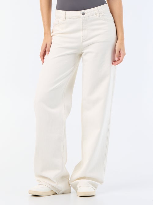 Jeans met wijde pijpen - L34 - Kiabi