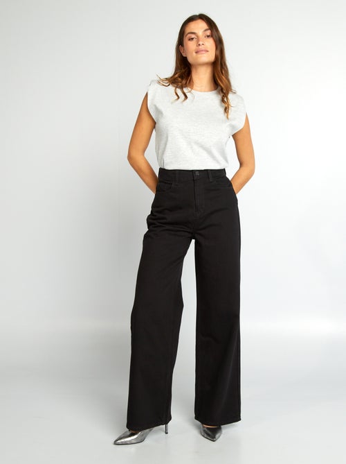 Jeans met wijde pijpen - L34 - Kiabi