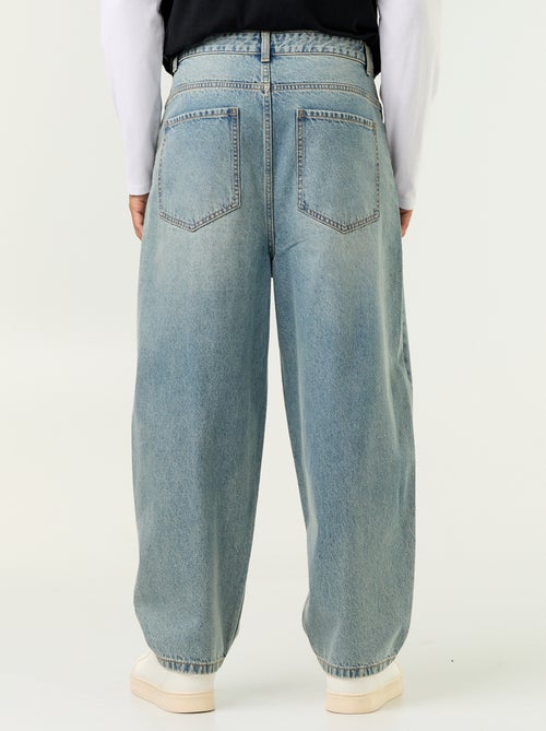 Jeans met wijde pijpen en 5 zakken - Kiabi