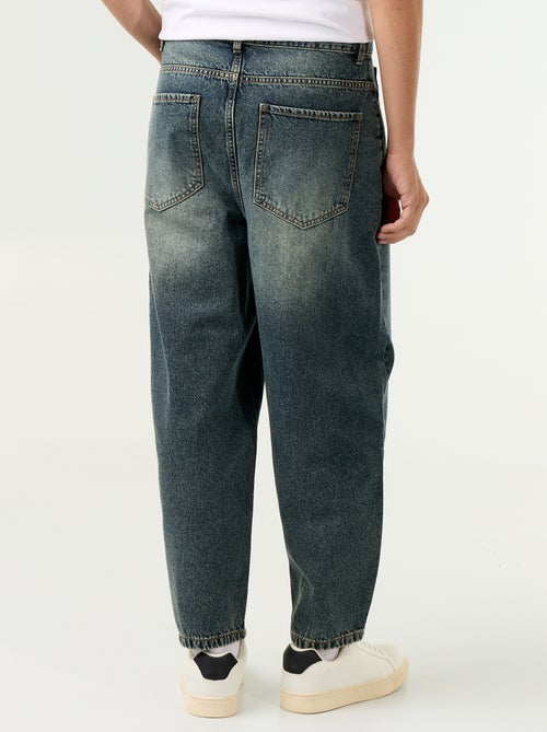 Jeans met wijde pijpen en 5 zakken - Kiabi